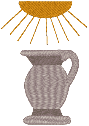 St. Bede Symbol Embroidery Design