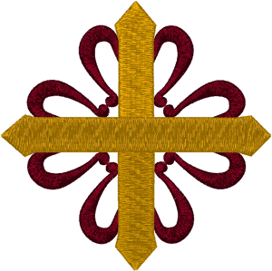 Mega Iberian Cross Embroidery Design