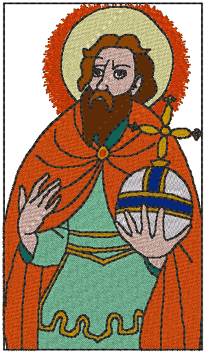 St. Christopher Embroidery Design