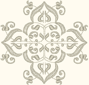 Victorian Element Embroidery Design