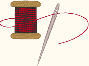 Needle & Thread Embroidery Design