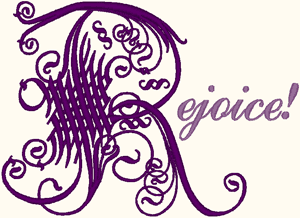 Rejoice! Embroidery Design