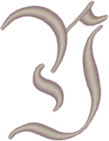 Charterwell Gothic Alphabet Embroidery Design