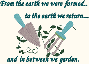 From the Earth... Embroidery Design