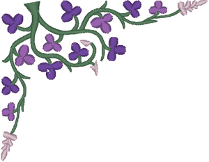 Celtic Clover Corner Embroidery Design