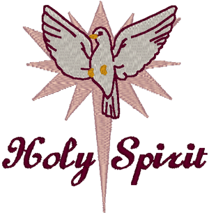 Christian Holy Spirit #3 Embroidery Design