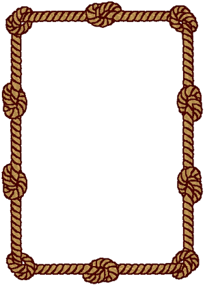 Knotted Rope Frame Embroidery Design