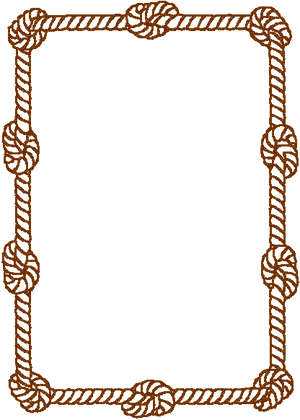 Lasso Rope Embroidery Design