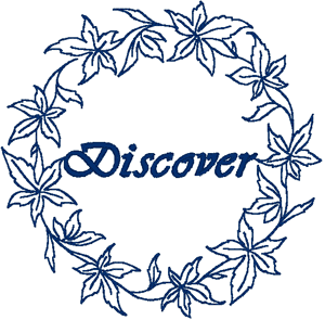 Discover Redwork Wreath Embroidery Design