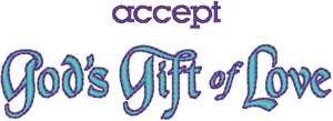 God's Gift of Love Embroidery Design
