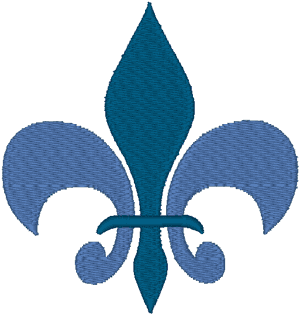 Fleur de lis #3 Embroidery Design