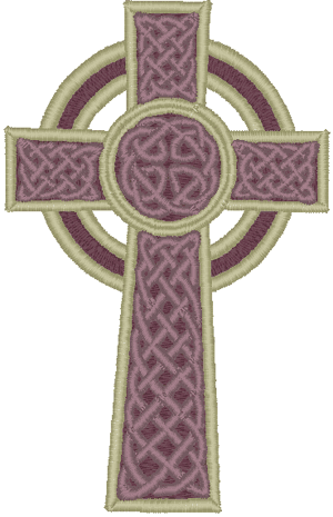 Mega Celtic Knotted Cross Embroidery Design