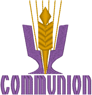 Communion Symbol #2 Embroidery Design