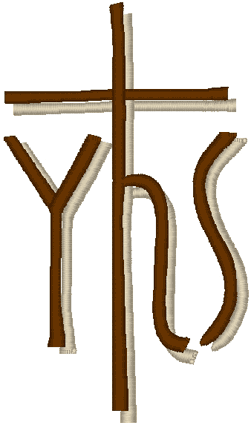 IHS Monogram Embroidery Design