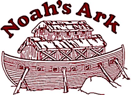 Redwork Noah's Ark Embroidery Design