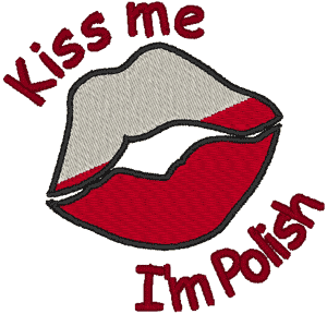 Kiss Me: Polish Embroidery Design