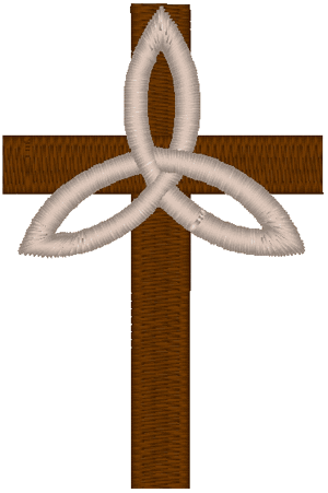 Trinity Cross Embroidery Design