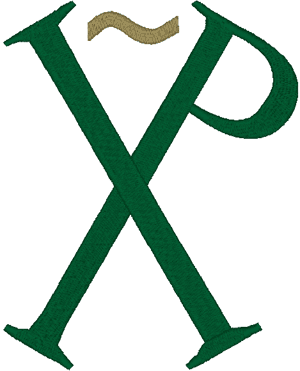 Chi Rho #2 Embroidery Design