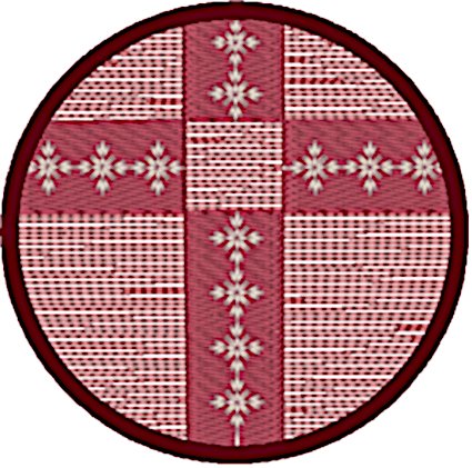 Circular Cross Embroidery Design