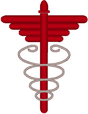 Caduceus #4 Embroidery Design