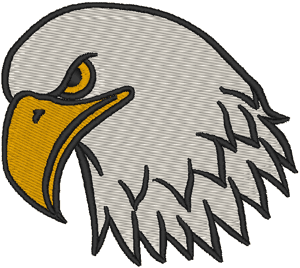 Eagle Portrait Embroidery Design