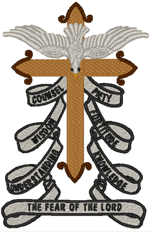 gifts of the holy spirit cross embroidery design spirit designs