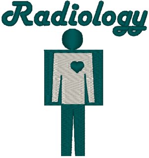 Radiology Logo Embroidery Design