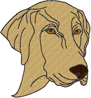 Labrador Retriever #2 Embroidery Design