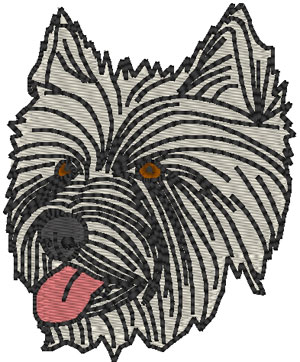West Highland White Terrier Embroidery Design