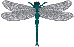 Dragonfly Embroidery Design