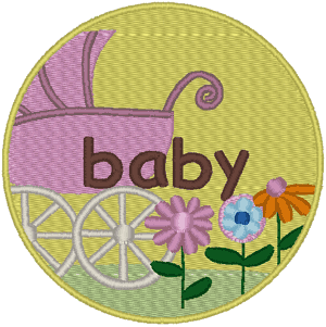 Baby Announcement Embroidery Design