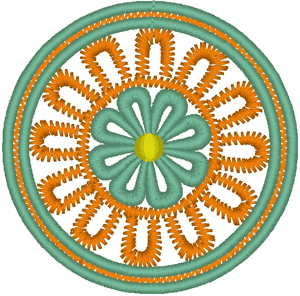 Modern Design Element Embroidery Design