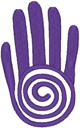 Healer's Hand Embroidery Design