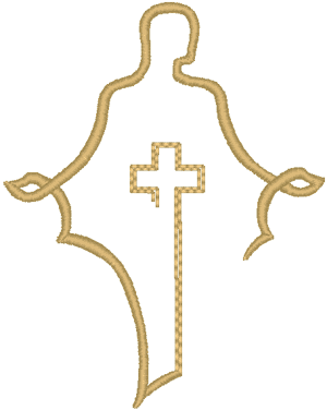 Preacher Symbol Embroidery Design