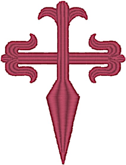 St. James Cross #2 Embroidery Design