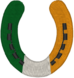 Little Irish Horseshoe Embroidery Design