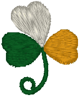 Little Irish Shamrock Embroidery Design