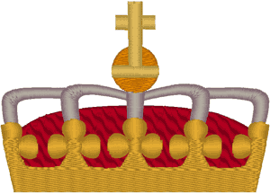 King's Crown #2 Embroidery Design