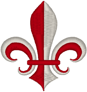 Fleur de lis #9 Embroidery Design