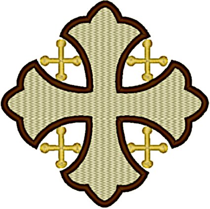 Jerusalem Cross Embroidery Design