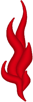 Flames #1 Embroidery Design