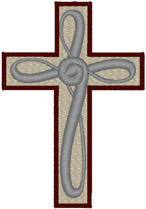 Machine Embroidery Design: Latin Infinity Cross