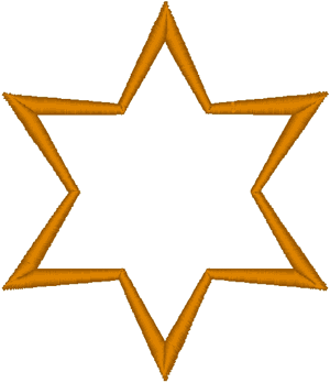 Star of David #4 Embroidery Design