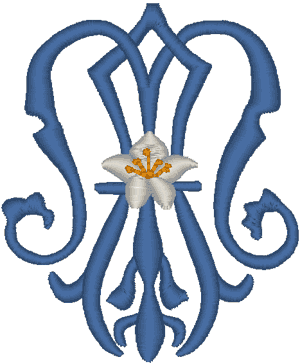 Marian Symbol #2 Religious Machine Embroidery Design