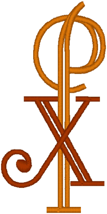 Chi Rho #8 Embroidery Design