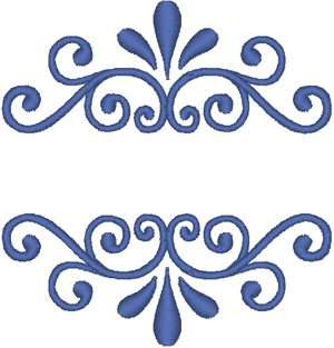 Name Scoll Embroidery Design