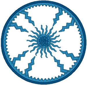 Native American Sun 5 Embroidery Design