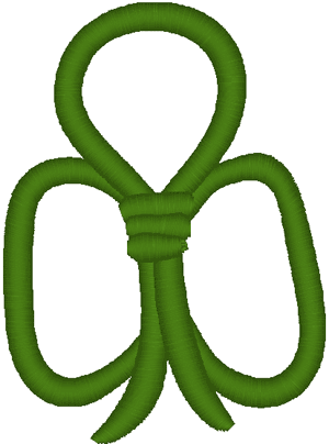 Shamrock Knot Embroidery Design
