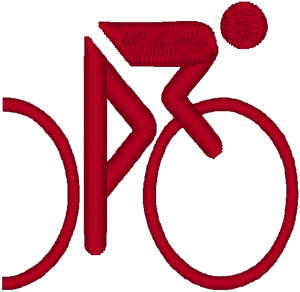 Cycling Picotgram Embroidery Design