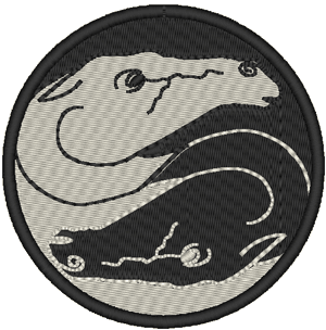 Yin-Yang Horses Embroidery Design